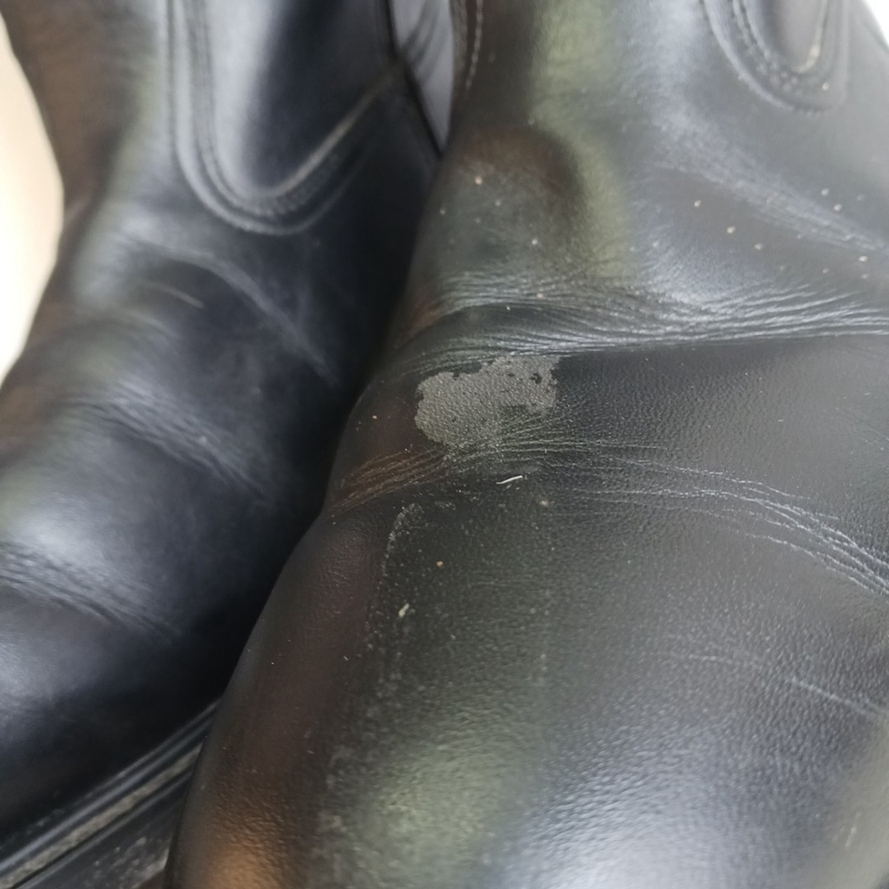 Vintage Red Wing Pecos Black Leather Steel Toe Cowboy Boots - Picture 4 of 13